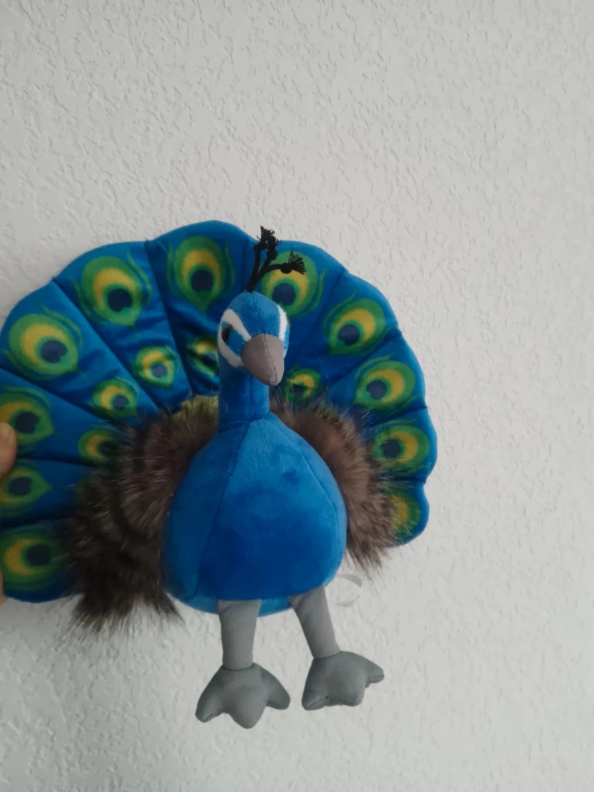 Pretty Blue Peacock Plush – photo 3